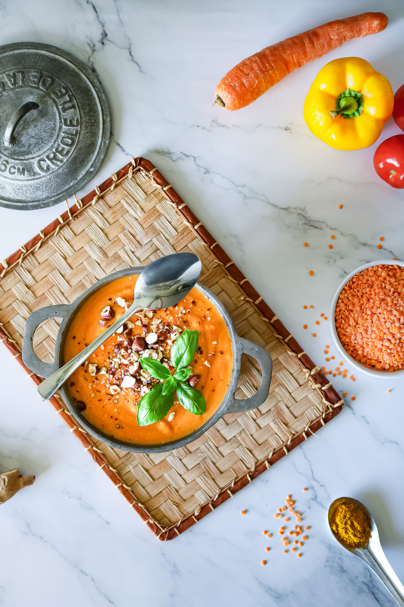 Soupe aux lentilles corail & coco – Adeline Bernard