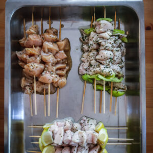 Marinades pour poulet en brochette au barbecue