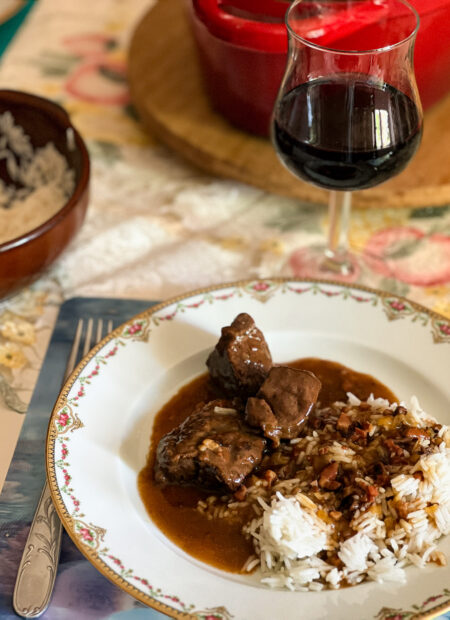 Carbonade flamande traditionnelle au bœuf et à la bière brune