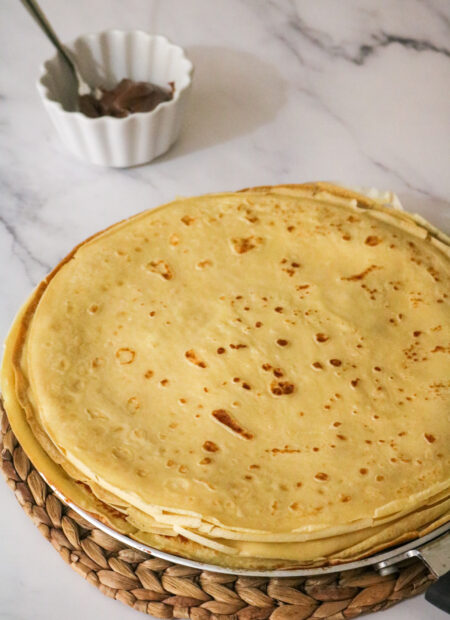 crêpes maison fines et souples