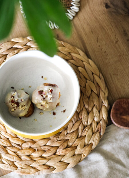 Choux à la crème citron et chocolat blanc faits maison