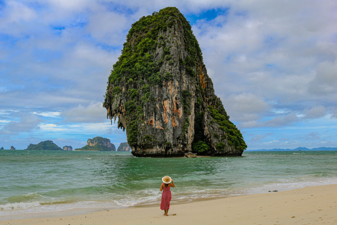 Adeline Bernard sur la plage